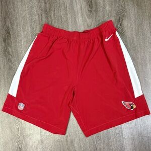 Arizona Cardinals Shorts 10" Red Nike On Field Apparel NFL Athletic Mens XXL